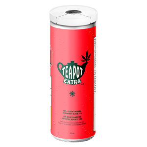 Teapot - ROSIN INFUSED RASPBERRY BLACK TEA (10mg THC / 10mg CBG)