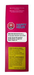 Happy Hour - DURBAN POISON CURED RESIN VAPE CART (1g)