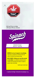 Spinach - Galactic Grape Cartridge - 1.2G