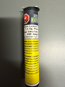 Just Kush : DURBAN POISON PRE ROLL (1 x 1g)