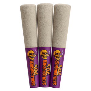 Skullcrusher 70'S - Iced Raspberry - Quad Diamond Infused Pre-Rolls - 1.35G
