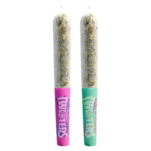 Rizzlers - Twisters Bubba Bomb+Rainbow Booty Inf Pre-Rolls - 1G