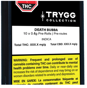 Trygg - DEATH BUBBA PRE-ROLLS (10x .4g)