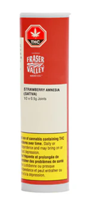 The Original Fraser Valley Weed Co. - STRAWBERRY AMNESIA PRE-ROLLS (10x .5g)