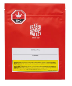 The Original Fraser Valley Weed Co. - BIG RED SATIVA PRE-ROLLS (20x .5g)