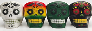 Calavera Leaf Ashtray - various colours