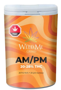 Weed Me Grind- AM/PM VARIETY PACK PRE-ROLLS (20x .4g)