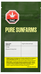 Pure Sunfarms - PINK KUSH PRE-ROLLS (10x .35g)