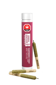General Admission - RASPBERRY TWIST INFUSED PRE-ROLLS (3x .5g)