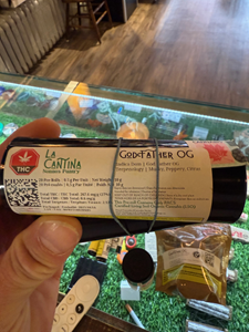 Capellano Cannabis : La Cantina GodFather OG Pre Roll (20 x 0.5g)