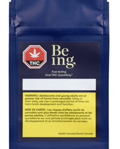 Being: THC ORAL STRIPS (10x10mg)