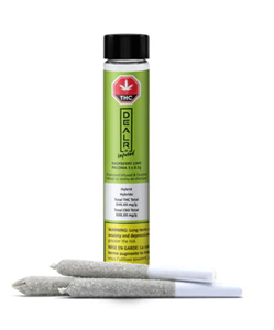 Dealr Infused - RAPBERRY LIME PALOMA INFUSED PRE-ROLLS (3x .5g)